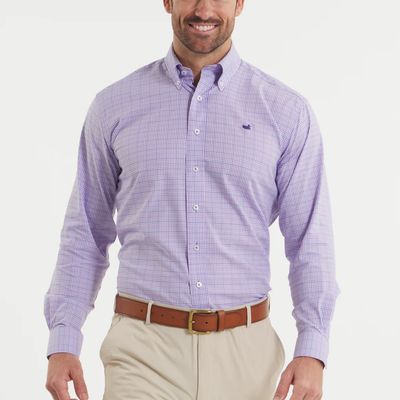 Dyer Performance Gingham Dress Shirt