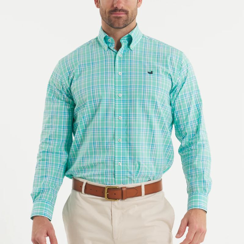Grainger Performance Plaid Dress Shirt