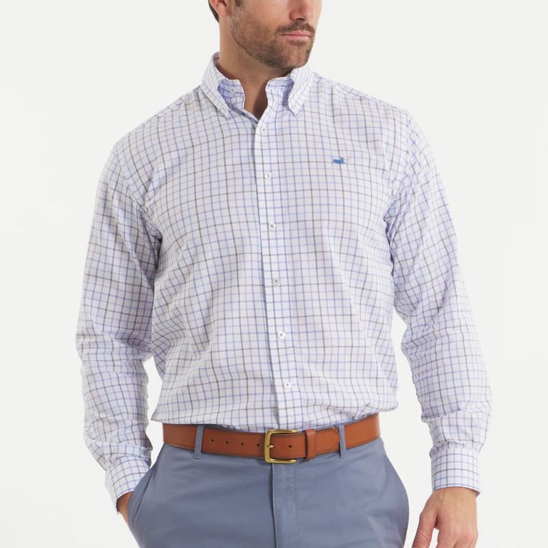 Chateau Windowpane Dress Shirt