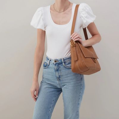 Austin Shoulder Bag Pebbled Leather