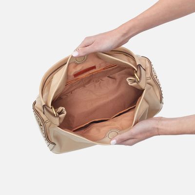 Seneca Shoulder Bag in Polished Leather