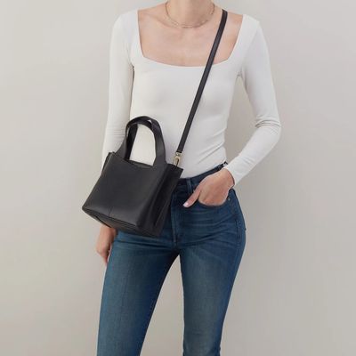 Vida Small Tote Micro Pebbled Leather