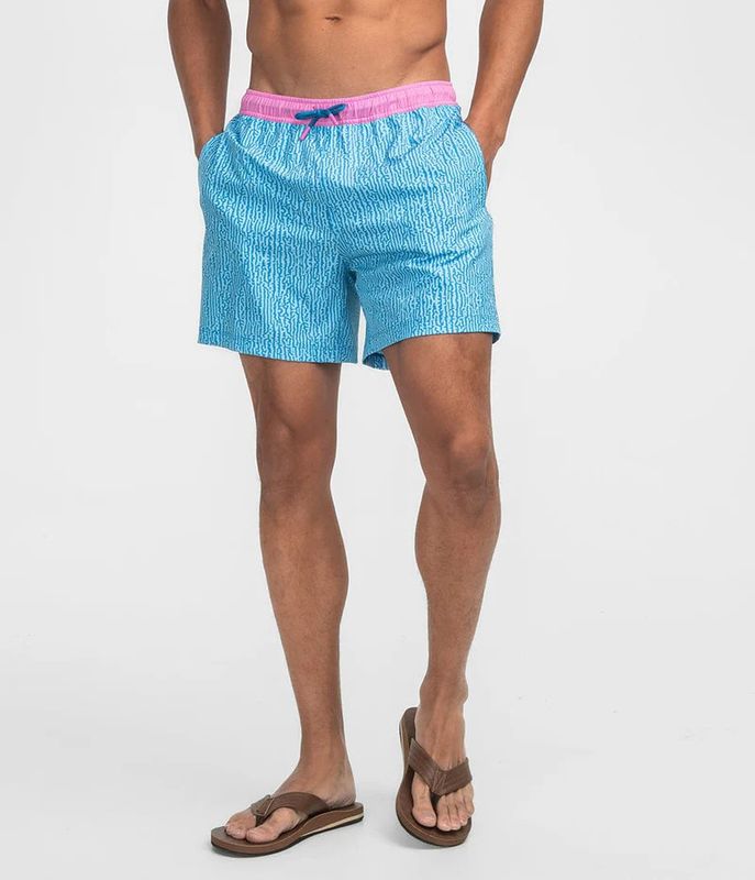 Marine Mirage Swim Shorts 6&quot;