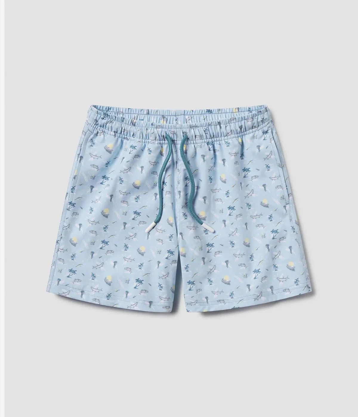 Youth Boats N Coves Swim Shorts 6&quot;