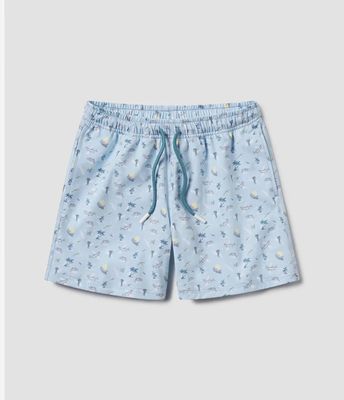 Youth Boats N Coves Swim Shorts 6&quot;
