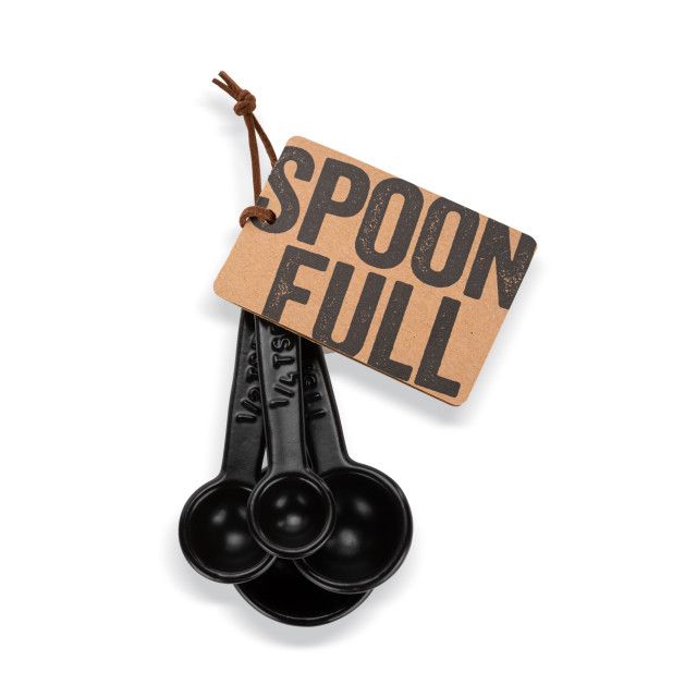 Black Measuring Spoons