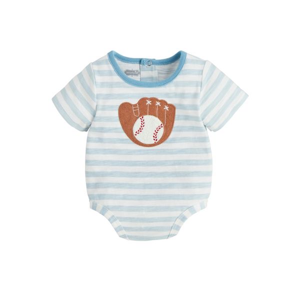 Baseball Crawler, Color: Stripe, Size: 0/3 MTH