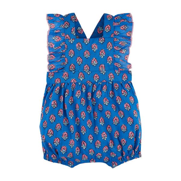 Ruffle Print Romper