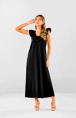 Kimi Ruffle Maxi Dress