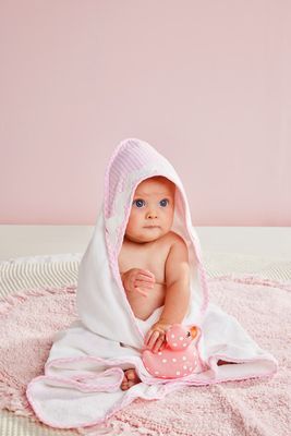 Gingham Hooded Towel