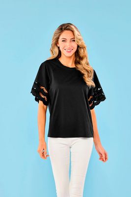 Levy Eyelet T-Shirt