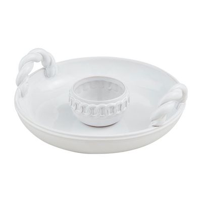 Twisted Handle Chip And Dip Set