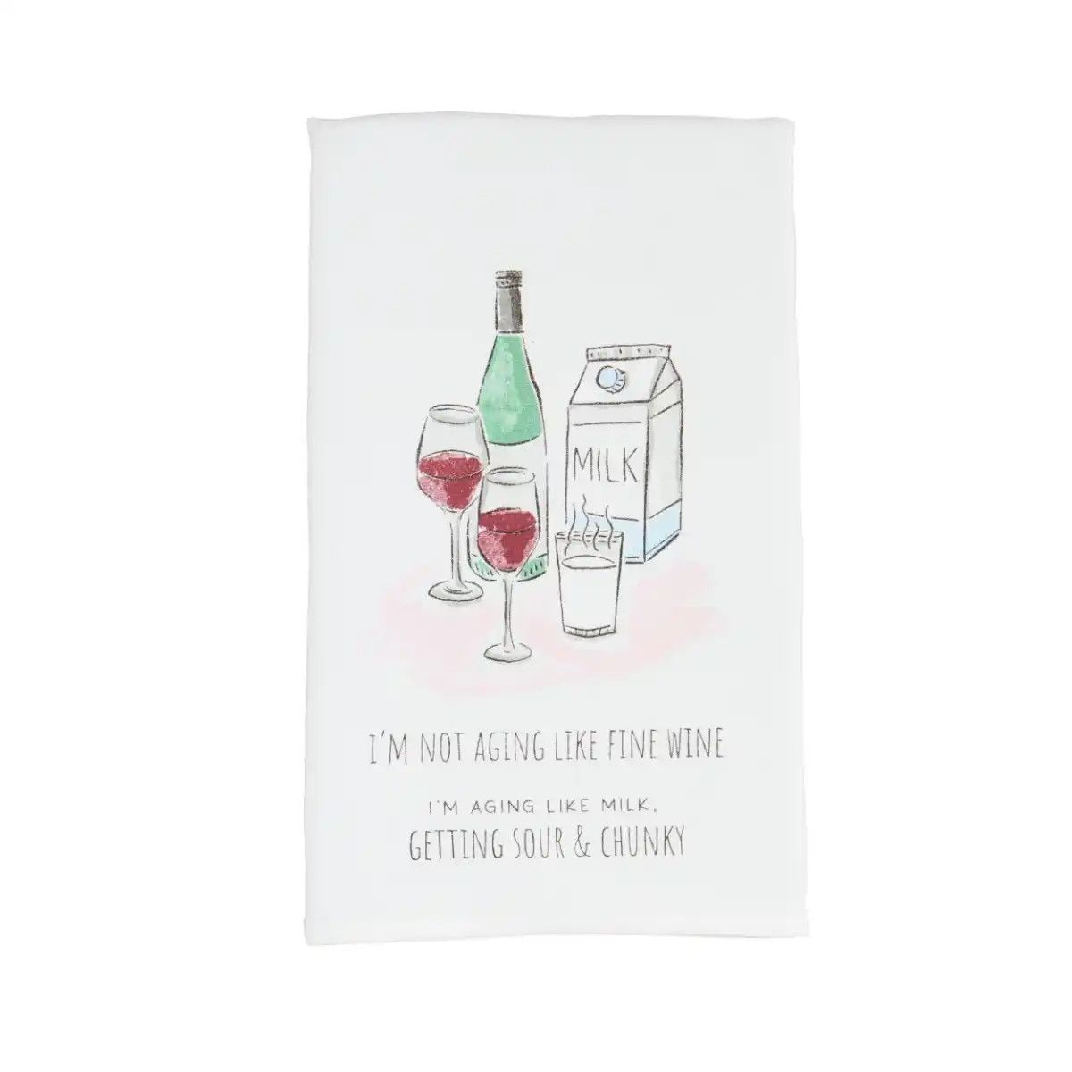 Wine Funny Birthday Towel