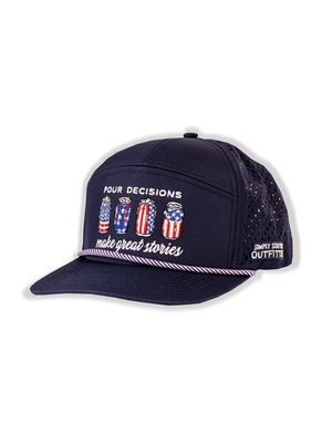 Poor Decisions Hat - Navy