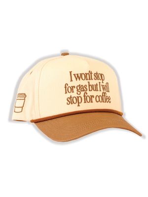 Will Stop For Coffee - Hat