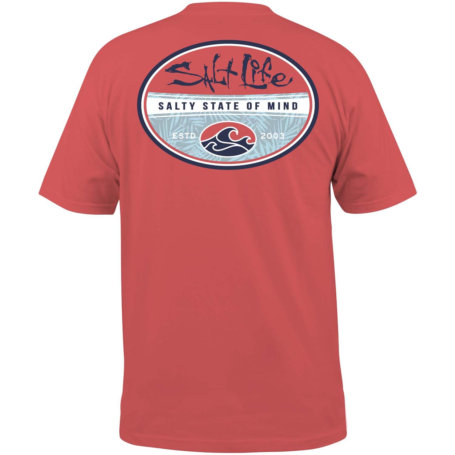 Big &amp; Tall Secret Spot Short Sleeve Shirt, Color: Burnt Coral, Size: XLT