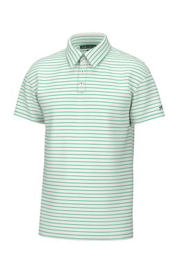 Youth Horizon Stripe Performance Polo