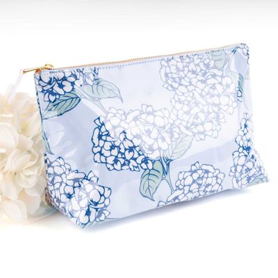 Clear Coated Travel Cosmetic Case