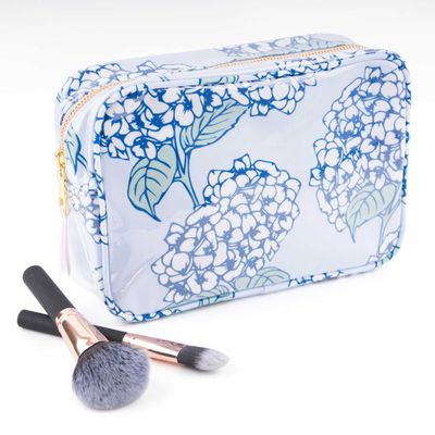 Clear Coated Rectangular Cosmetic Case