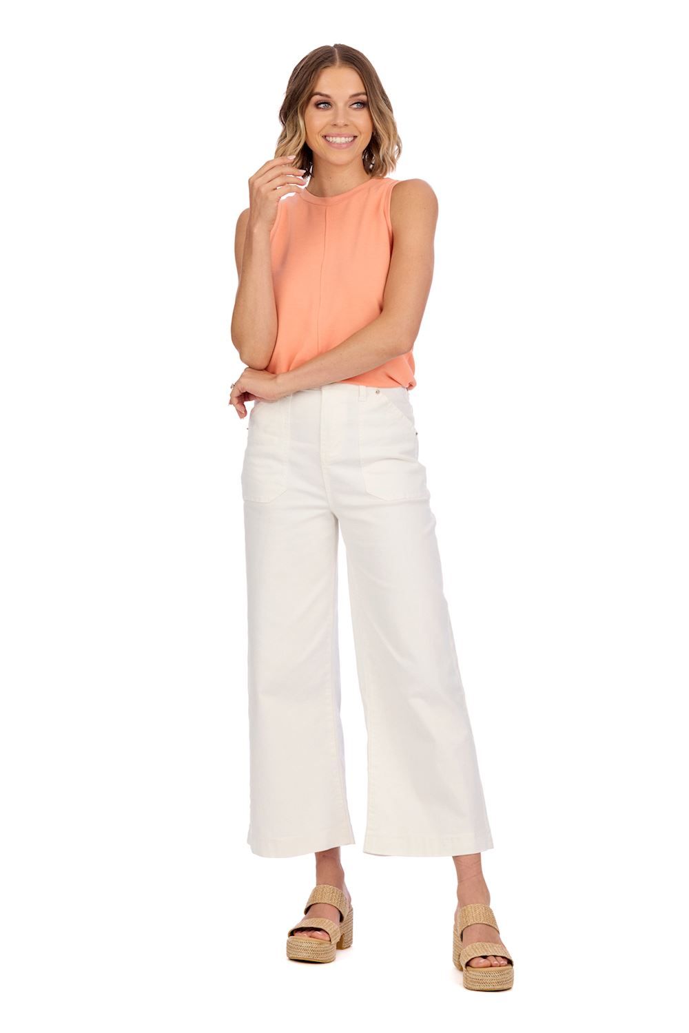 Fritz Jeans, Color: White, Size: S