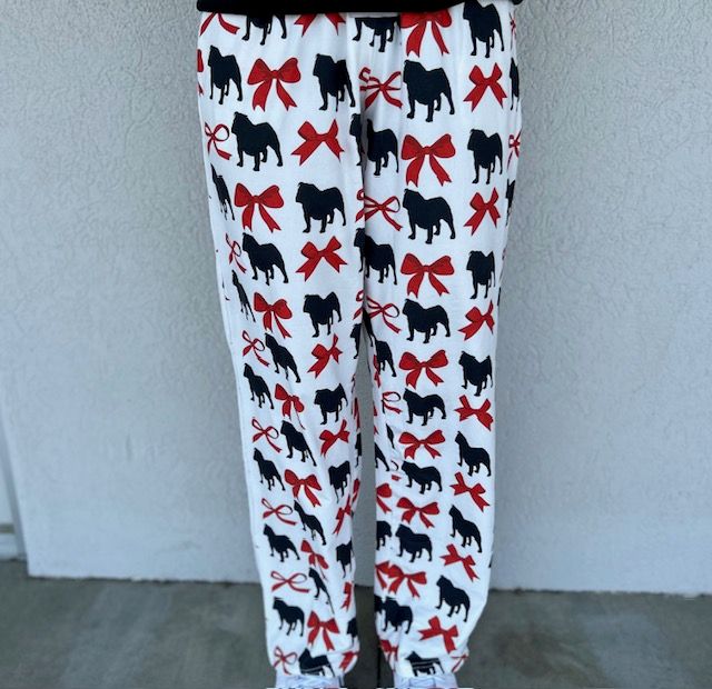 GA Bows &amp; Dogs Lounge Pants