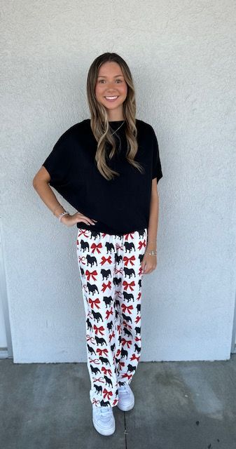 GA Bows &amp; Dogs Lounge Pants