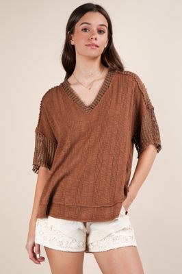 Oversized Knit Casual Top