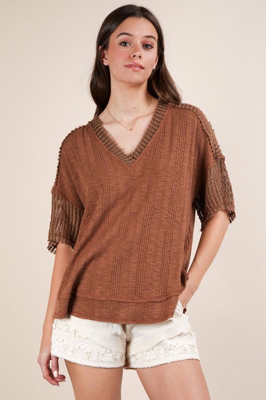 Oversized Knit Casual Top