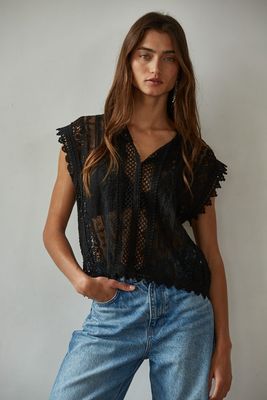 Circe Crochet Lace Top