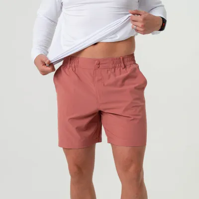 Everyday Short- Red Clay - Fish Pocket