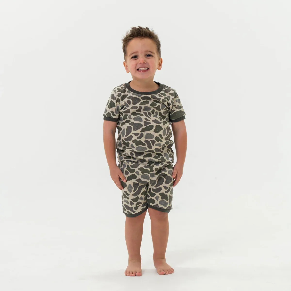 Youth Sleep Short Set- Classic Deer Camo