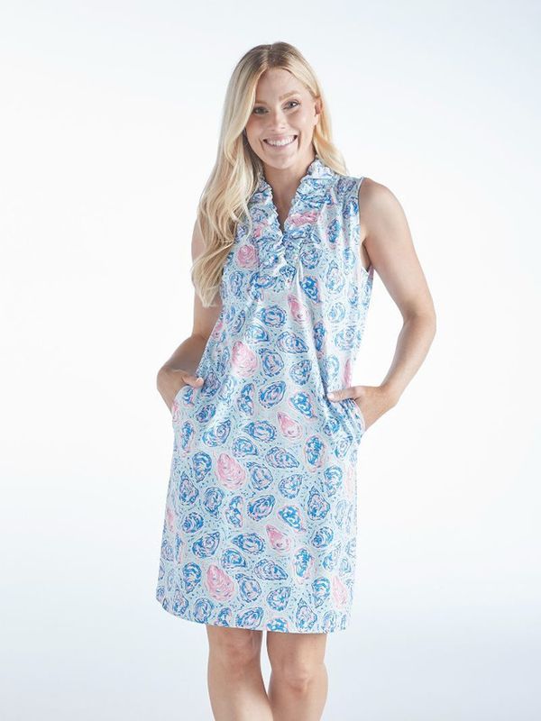 Simply Southern Ruffle Neck Dress