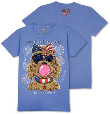 Sweet Land Of Liberty Short Sleeve T-Shirt