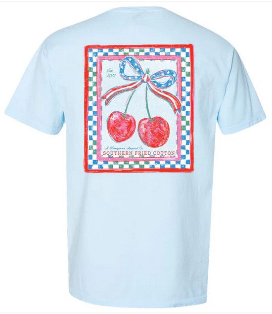 USA Cherries Short Sleeve T-Shirt