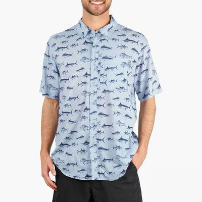 Boatbar Short Sleeve Button Down Shirt