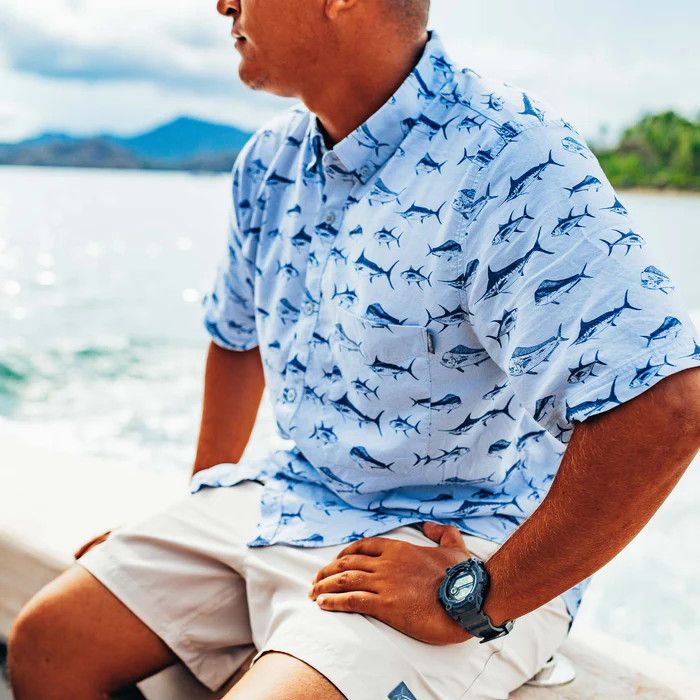 Boatbar Short Sleeve Button Down Shirt