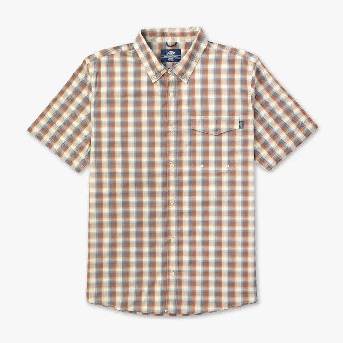 Portside Short Sleeve Button Down Fishing Shirt
