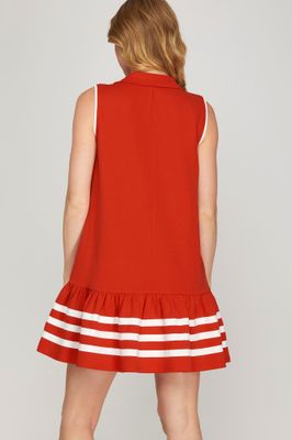 Game Day Knit Mini Dress