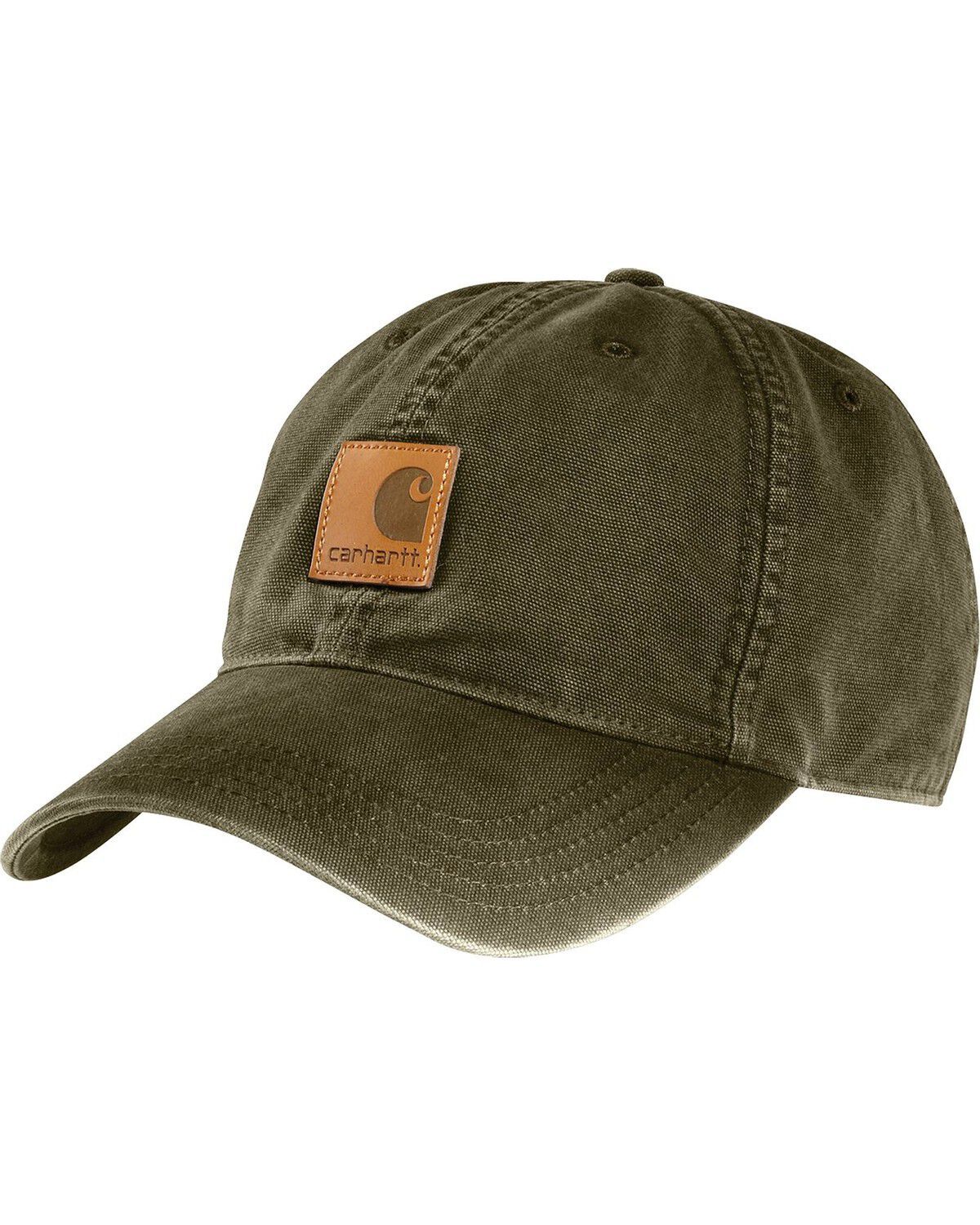 Carhartt Canvas Cap, Color: Army Green