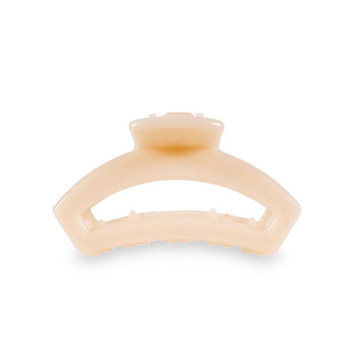 Teleties - Open Tiny Hair Clip, Color: Almond Beige