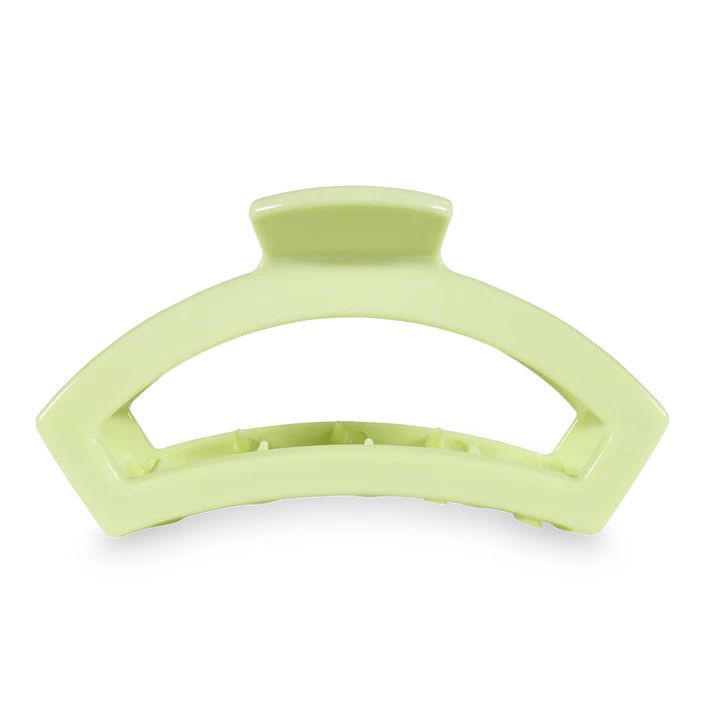 Teleties- Open Large Hair Clip, Color: Almond Beige