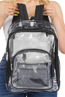 Extra Large Transparent Clear Durable Backpack