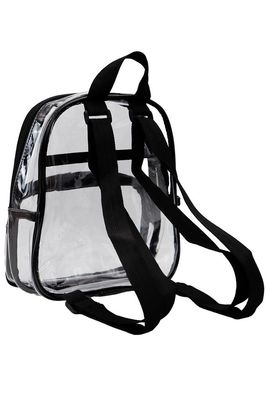 Petite Transparent Clear Durable Backpack