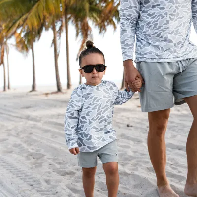 Youth Performance Hoodie - White Camo