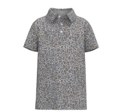 Youth Hunters Hideaway Printed Polo