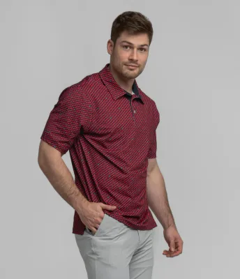 Dawg Walk Printed  Polo