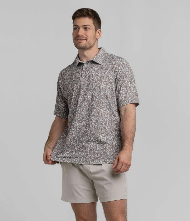 Hunters Hideaway Printed Polo