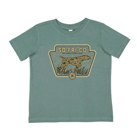 Toddler - Old School Camo Badge Short Sleeve T-Shirt