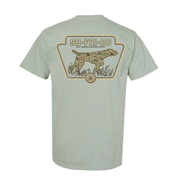 Old School Camo Badge Short Sleeve T-Shirt