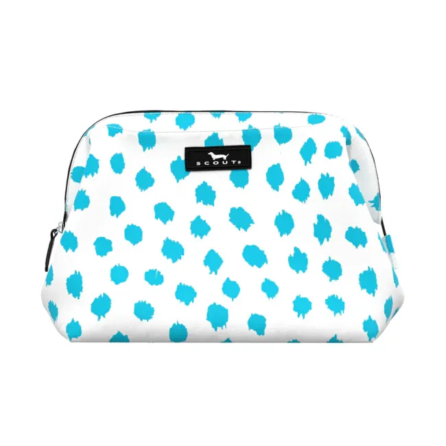 Little Mouth Makeup Bag, Pattern: Puddle Jumper